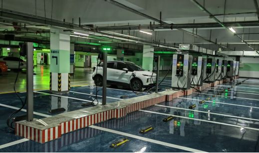 匯東公園地下停車(chē)場(chǎng)新增19個(gè)新能源汽車(chē)充電位